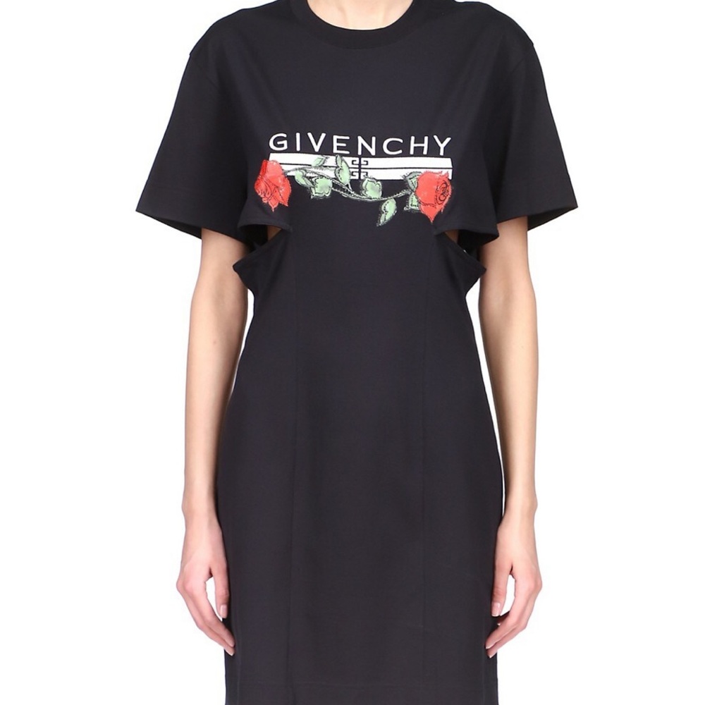 Givenchy Rose Logo T-Shirt Dress